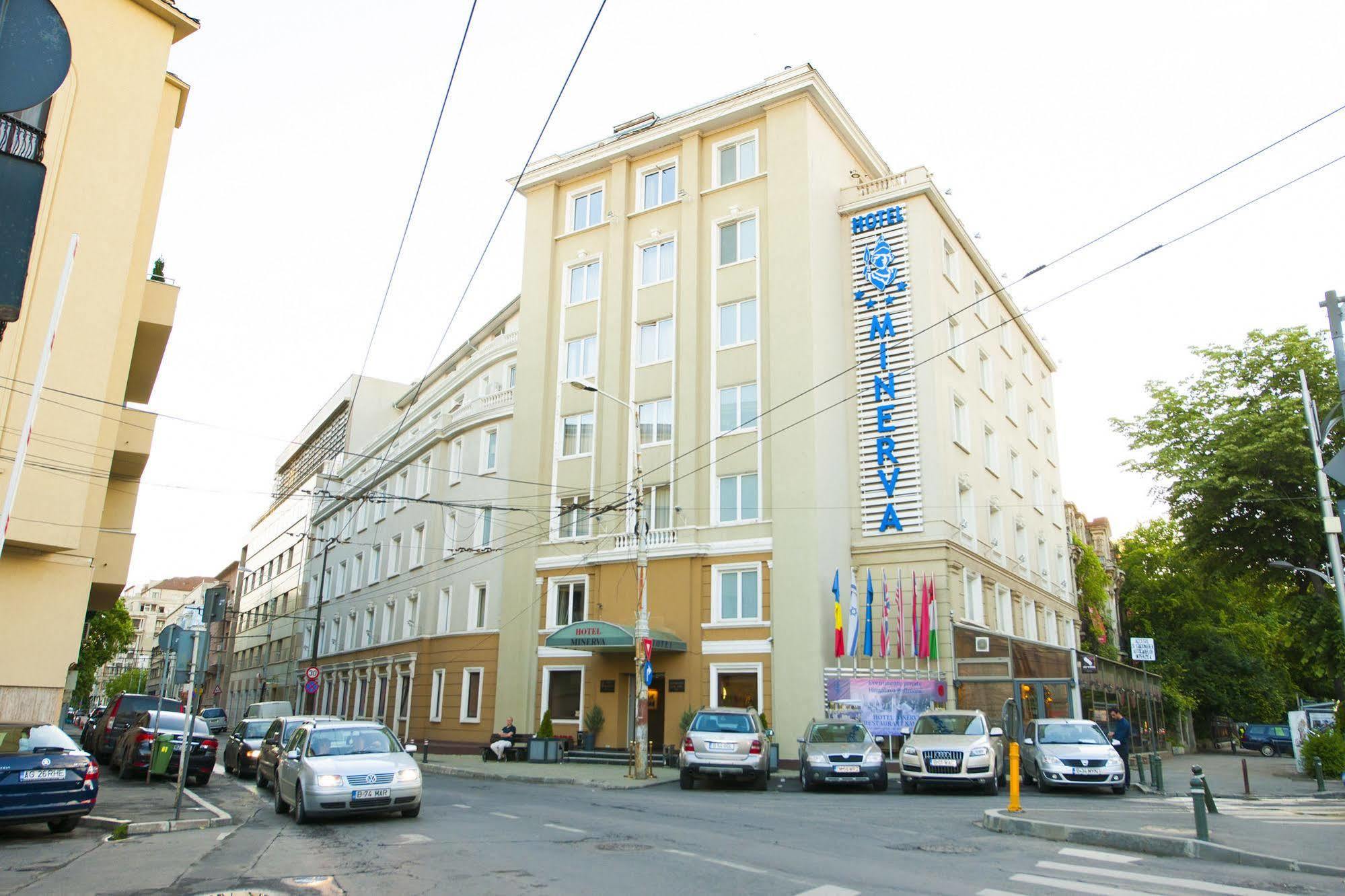 Hotel Minerva Bukarest Exterior foto